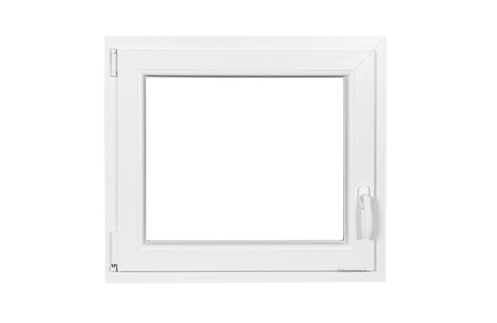 Kunststof Draaikiep Kozijn 70 x 60 cm (2535) -70-, Niet ingevuld, Kunststof, Raamkozijn, Niet ingevuld