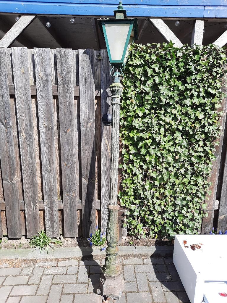 Klassieke buitenlantaarn, tuinlantaarn,lantaarnpaal,lamp, Ophalen, Overige materialen, Gebruikt, Staande lamp