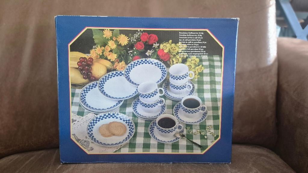18 delig koffieservies, Huis en Inrichting, Keuken | Servies, Keramiek, Nieuw, Ophalen of Verzenden, Overige stijlen