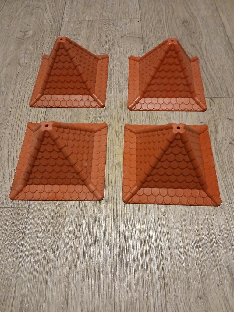 4x dak toren kasteel steck, Ophalen of Verzenden, Gebruikt