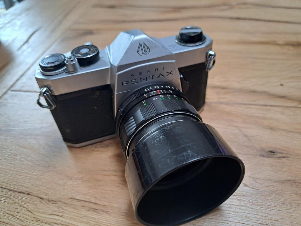 Asahi Pentax Spotmatic SP1000 met Auto-Rikenon 50/1.7 M42, Ophalen of Verzenden