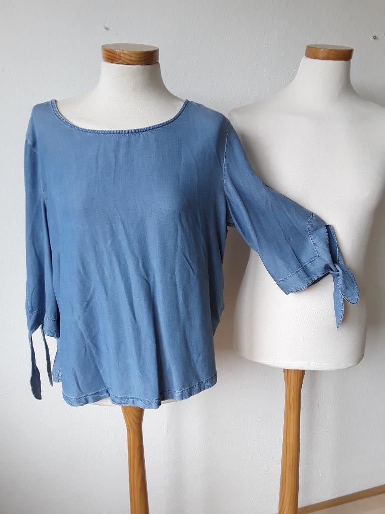 Jeans blouse van Esprit mt XL, Blauw, Maat 42/44 (L), Ophalen of Verzenden, Zo goed als nieuw
