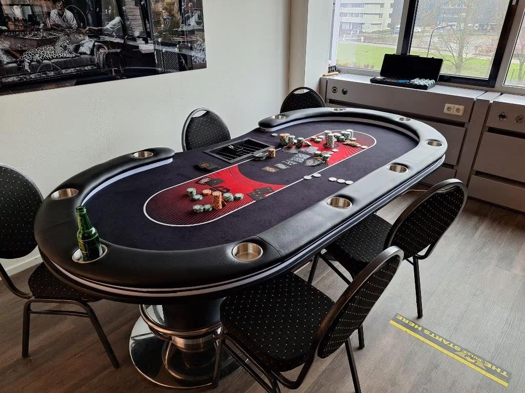 Led pokertafel - Poker - Poker tafels - Poker accessoires, Cave & Garden, Verzenden, Nieuw, Kouwe Hoek 1B, Waddinxveen