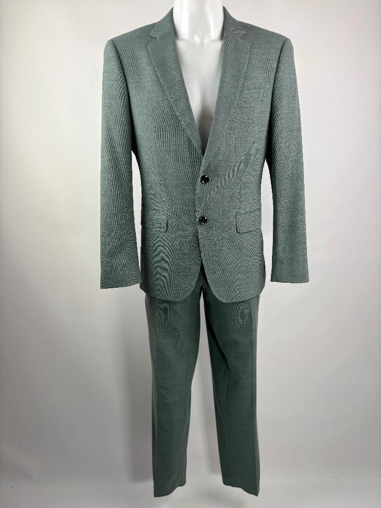 HUGO BOSS groen HEREN kostuum pak Maat 46/48, Maat 48/50 (M), Nieuw, Ophalen of Verzenden, Hugo Boss