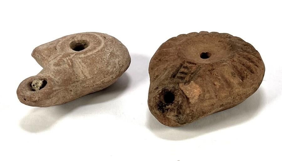 1218. Romeins terracotta olielampen – 2e-4e eeuw n. Chr., Ophalen of Verzenden