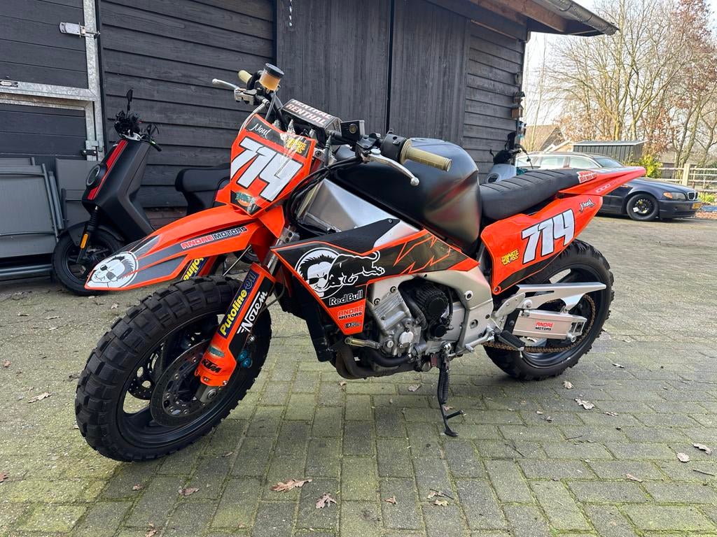 Yamaha YZF 1000R 1997 omgebouwd naar crosser met kenteken, 4 cilinders, Motorrijbewijs A, Particulier, Crossmotor