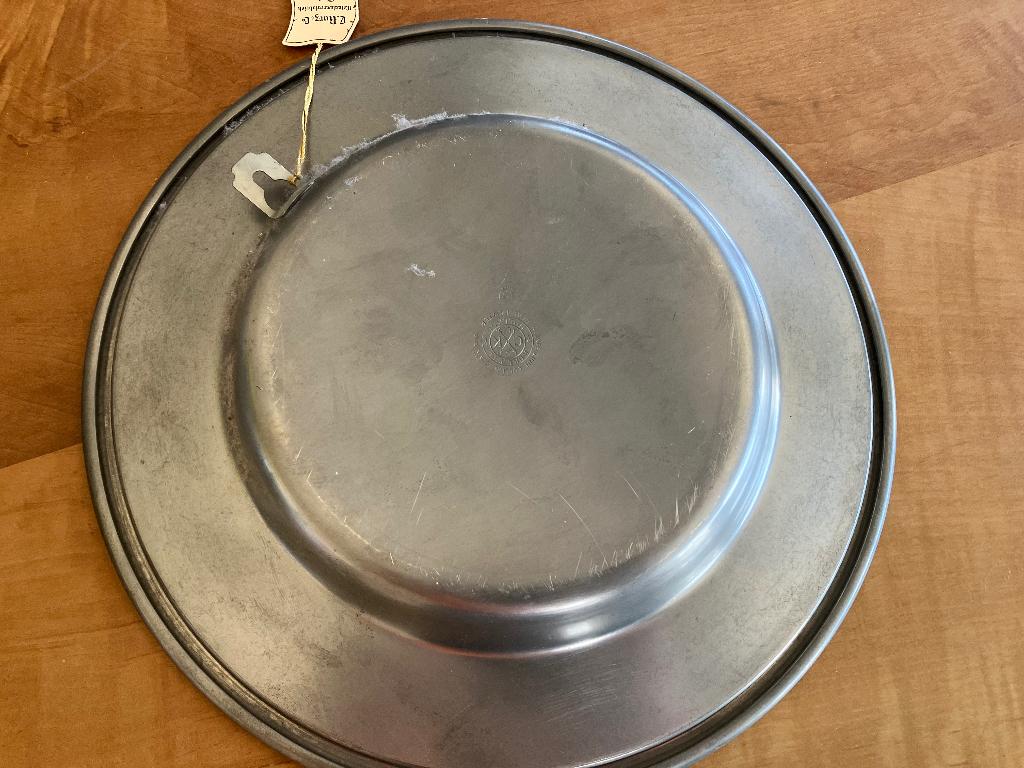 Tinnen bord, Antiek en Kunst, Antiek | Tin, Ophalen of Verzenden