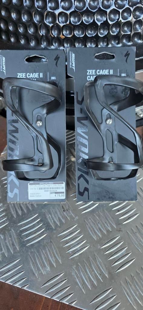 2x  new Specialized S-Works Zee Cage II Carbon bidonhouder, Ophalen of Verzenden, Nieuw