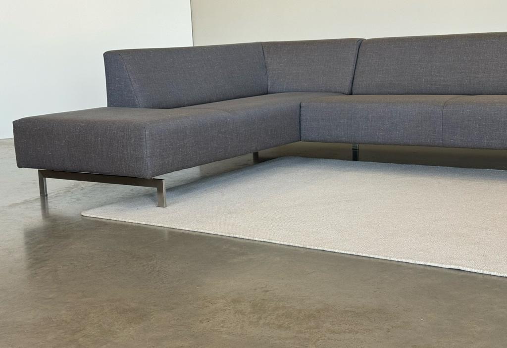 Rolf Benz Linea Hoekbank - 216cm x 282cm, 100 tot 125 cm, Hoekbank, 300 cm of meer, Zo goed als nieuw