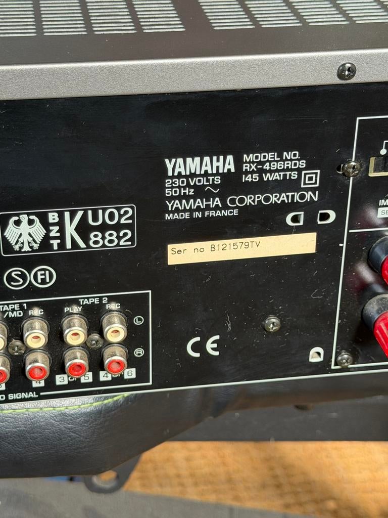 Yamaha RX-496RDS Stereo Receiver - Uitstekende Staat, Yamaha, Ophalen of Verzenden, Zo goed als nieuw, 120 watt of meer