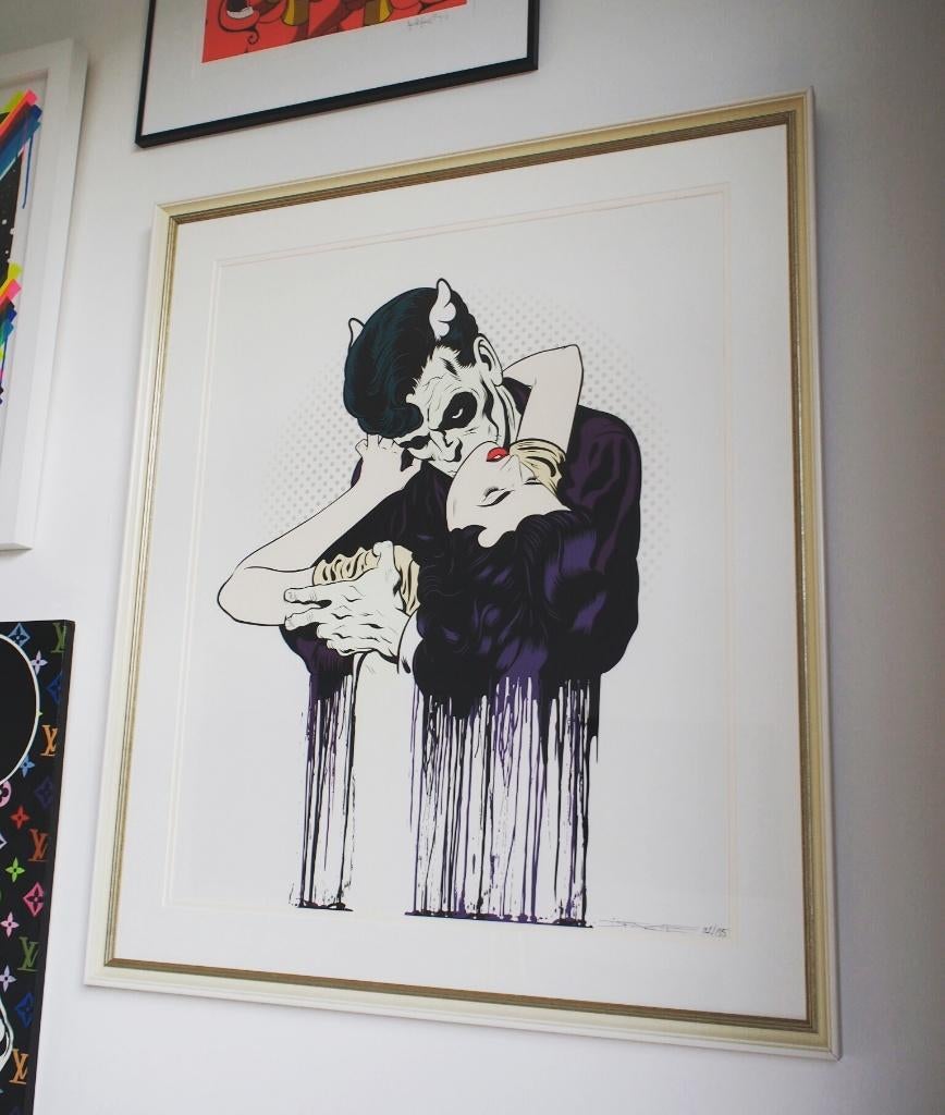 D*Face - Bend Embrace (Kaws, Banksy), Antiek en Kunst, Ophalen