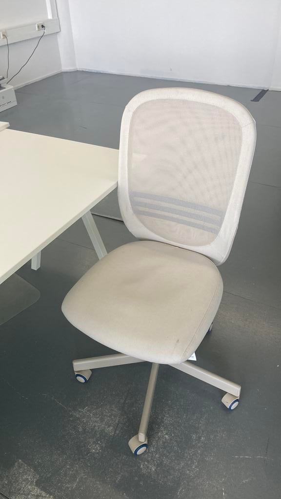 Bureaustoel, Huis en Inrichting, Ophalen, Gebruikt, Beige, Bureaustoel