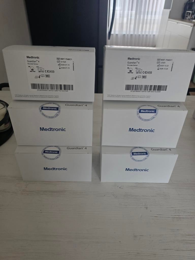 Medtronic Guardian 4 Glucose sensor verzegeld 5 stuks, Diversen, Verpleegmiddelen, Ophalen, Nieuw