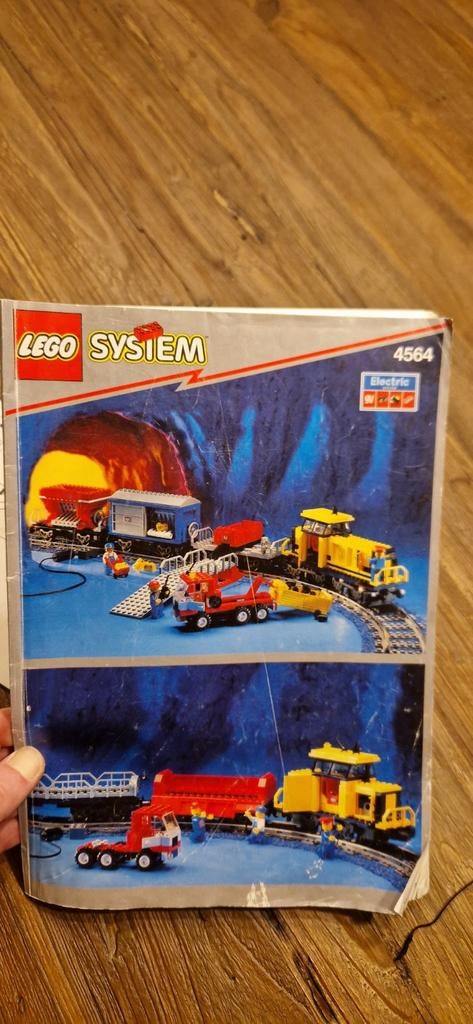 Lego 4564 Trein met rails en elektrische motor, Kinderen en Baby's, Speelgoed | Duplo en Lego, Ophalen of Verzenden, Gebruikt