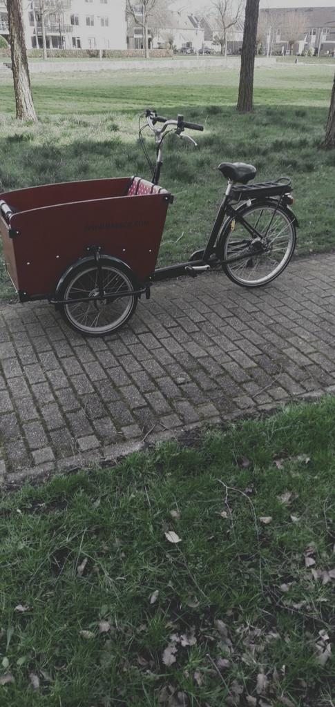 Nette elektrische babboe bakfiets 7 ver gekeurd, Ophalen, Zo goed als nieuw, 4 kinderen of meer