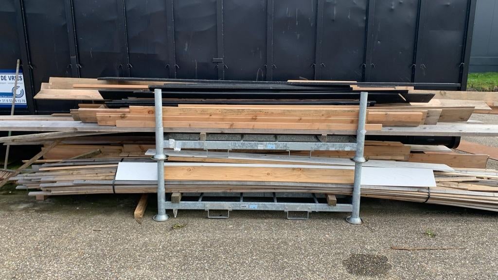Partij restant hout, Ophalen, Gebruikt, Minder dan 25 mm, Plank