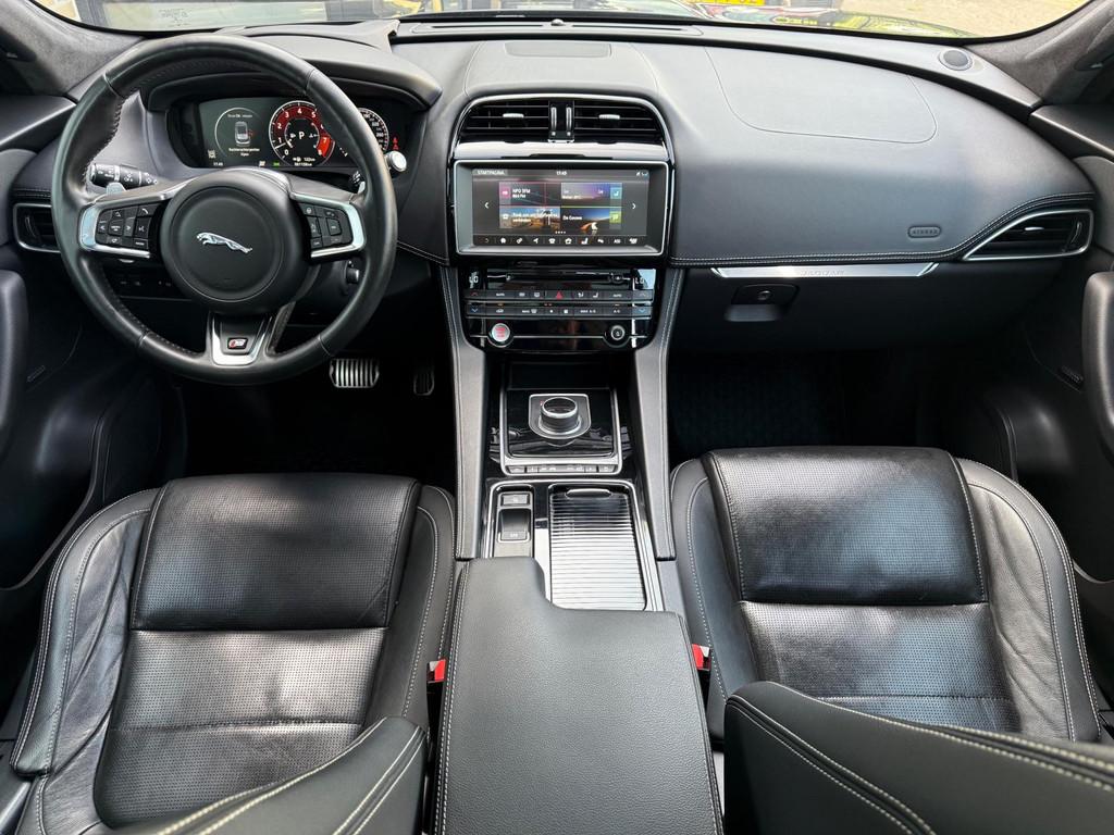 Jaguar F-PACE 3.0 SuperCharged AWD 381pk R-Sport Panoramadak, Automaat, Gebruikt, 2995 cc, Blauw