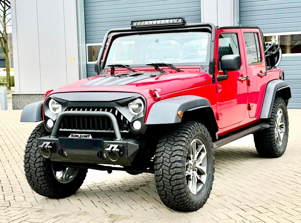 ‼️JEEP WRANGLER JK 3.8 V6 200PK SAHARA SOFTTOP YOUNGTIMER‼️, Zwart, Leder, Bedrijf, Handgeschakeld