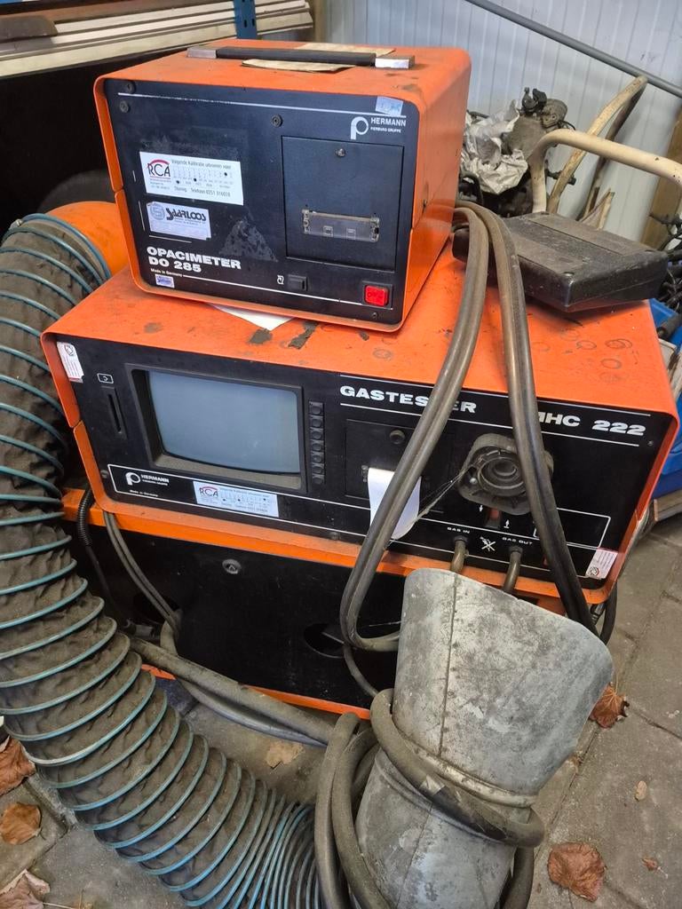 Viergastester en roetmeter met nul emissie kast, Auto diversen, Ophalen of Verzenden