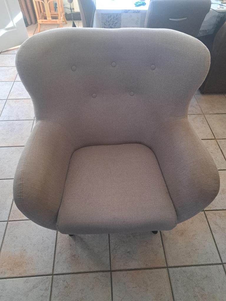 Comfortabele Viborg fauteuil - Lichtgrijs.In perfecte staat., Huis en Inrichting, Ophalen, Modern, Comfortabel, Gebruikt, 75 tot 100 cm