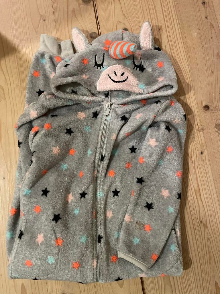 Eenhoorn onesie met sterren hema 122/128, Kinderen en Baby's, Ophalen of Verzenden, Gebruikt, Meisje