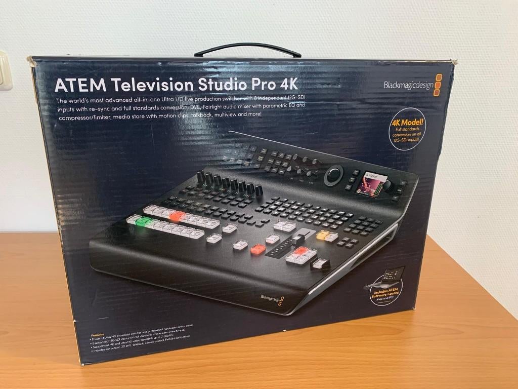 Blackmagic Design  ATEM Television Studio Pro 4K, Audio, Tv en Foto, Ophalen, Gebruikt, Video