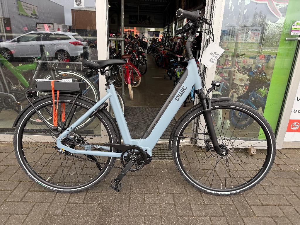 FIETSMASTER QWIC INTER Tour Riemaandrijving Denim Blue 540WH, Qwic, Nieuw, Ophalen of Verzenden, 51 tot 55 cm