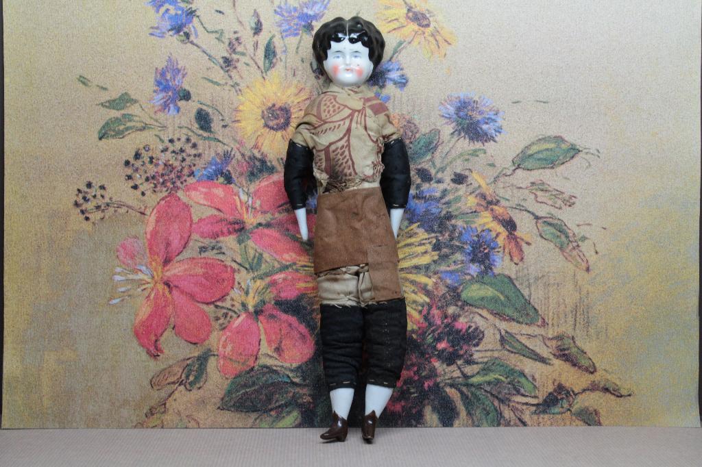 Antieke pop Chinahead, Ophalen of Verzenden, Gebruikt, Pop