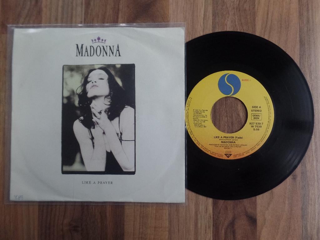single  Madonna - Like A Prayer, Cd's en Dvd's, Vinyl Singles, Gebruikt, 7 inch, Single, Ophalen of Verzenden