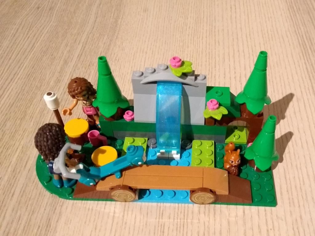 LEGO Friends Waterval in het bos Camping Avontuur - 41677, Ophalen of Verzenden, Gebruikt, Complete set, Lego