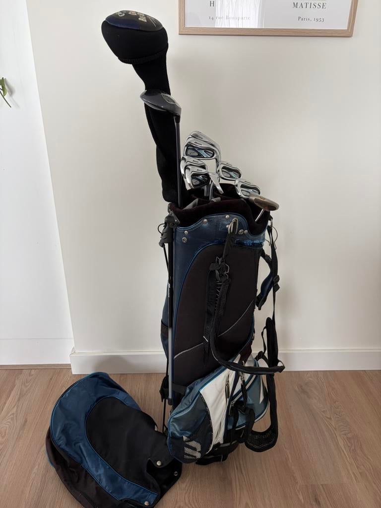Mizuno, Callaway, Odyssey golf set met tas en accessoires, Ophalen, Gebruikt, Set, Mizuno
