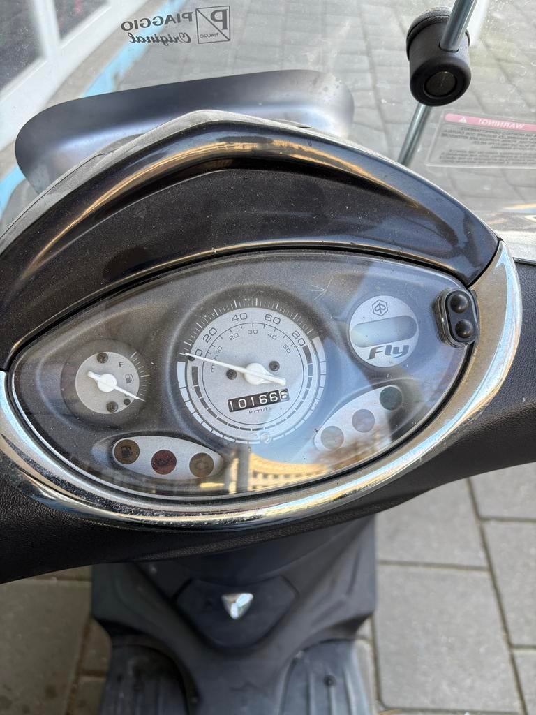 Piaggio Fly Scooter - Zwart bj 2015, Ophalen, Gebruikt, Fly, Benzine