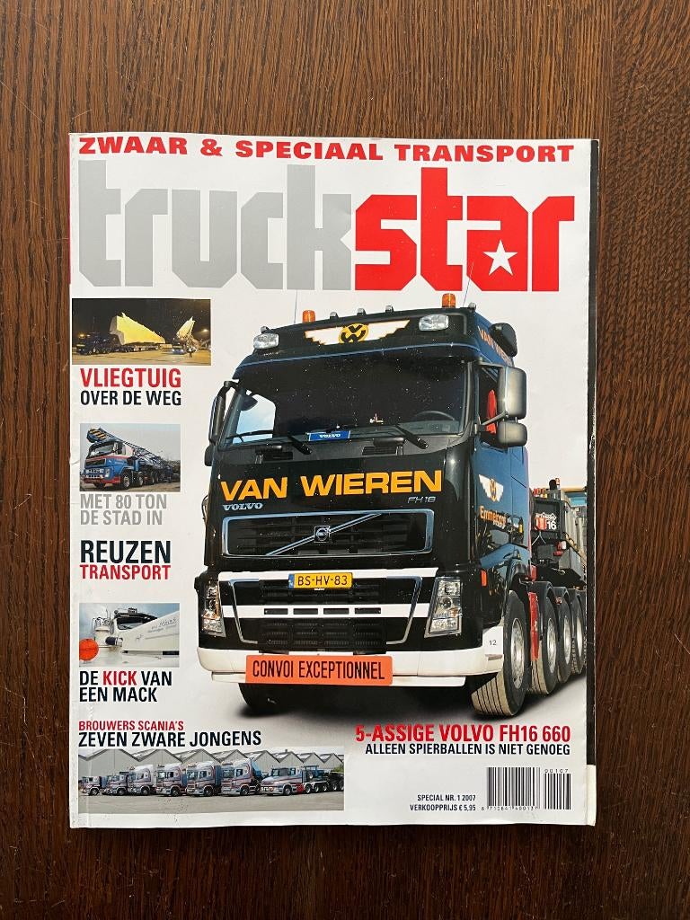 Truckstar Zwaar & Speciaal Transport, 2007, Boeken, Ophalen of Verzenden, Zo goed als nieuw, Overige merken