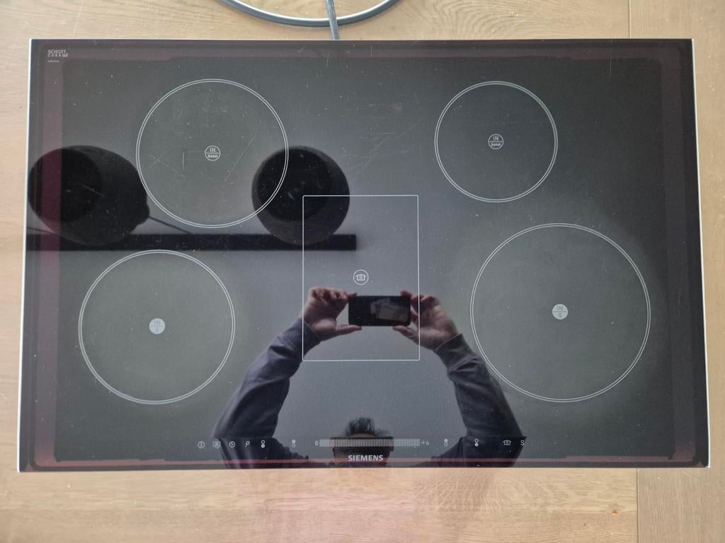 Siemens EH875M21E inductie kookplaat 80cm, Ophalen, Inbouw, Inductie, 5 kookzones of meer