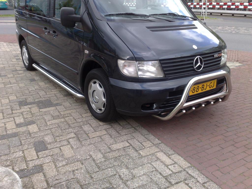 Mercedes-Benz Vito W638 (tot 2003) Pushbar Bullbar, Auto diversen, Tuning en Styling, Niet ingevuld, Niet ingevuld, Niet ingevuld