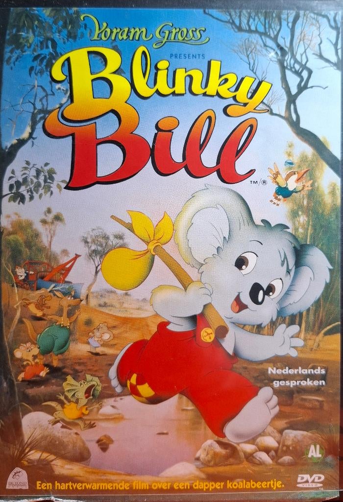 Blinky Bill film over een dapper koalabeertje KRASVRIJE DVD, Alle leeftijden, Ophalen of Verzenden, Zo goed als nieuw