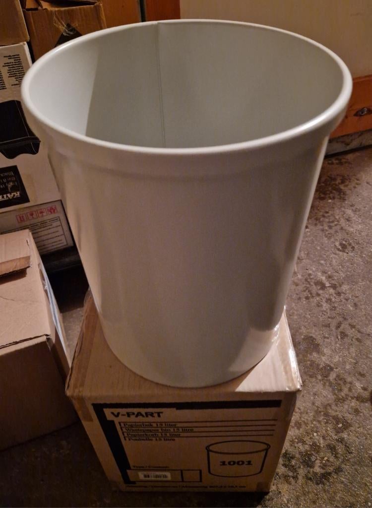 Metalen afvalbakken., Ophalen of Verzenden, Nieuw, Minder dan 50 cm