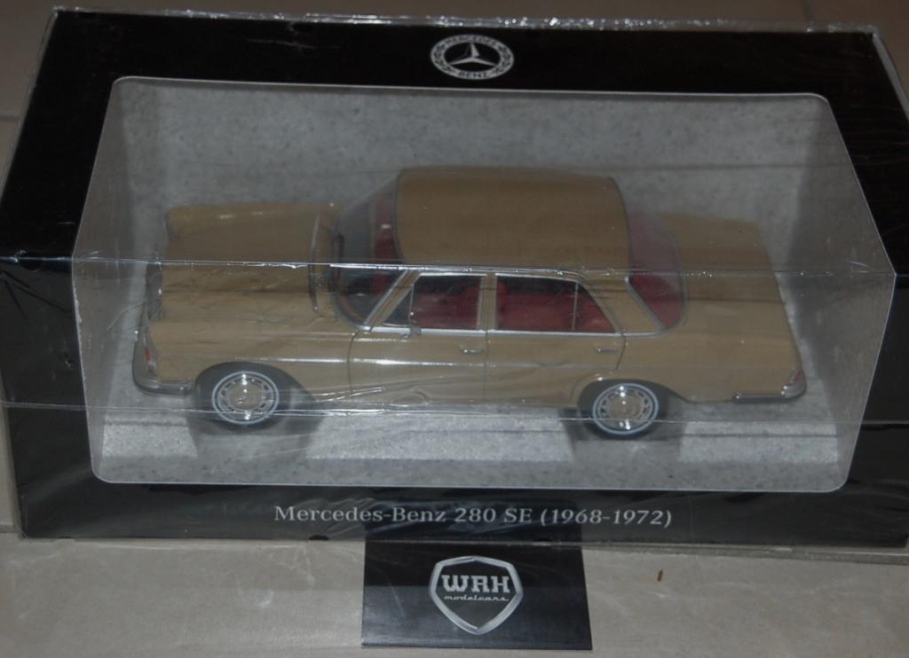 1:18 MERCEDES 280 SE W108 beige Norev dealer edition WRH, Verzenden, Zo goed als nieuw, Auto, Norev