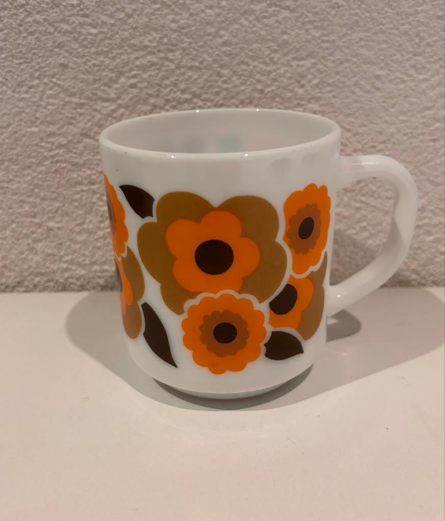 Vintage Arcopal mok, jaren 70, Ophalen of Verzenden