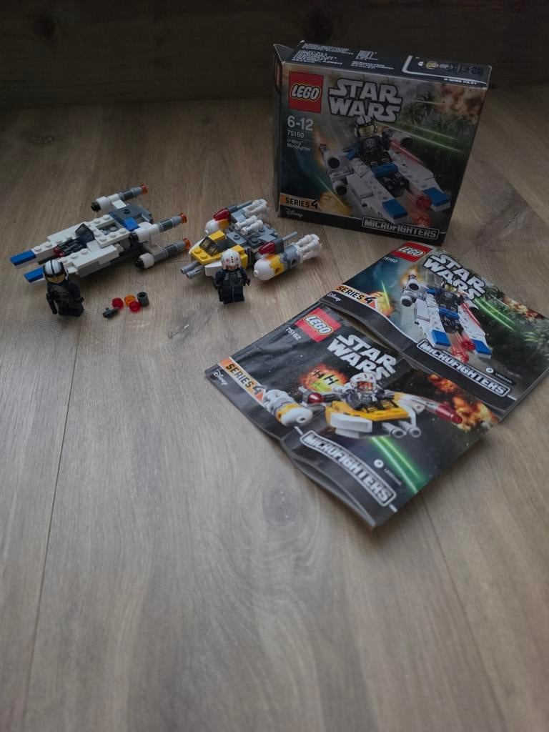 Lego Star Wars sets 75160 U-Wing 75162 Y-Wing Microfighters, Ophalen of Verzenden, Zo goed als nieuw, Lego, Star Wars