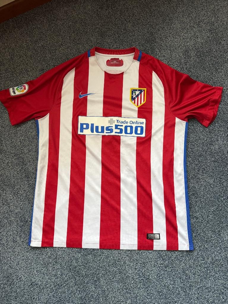Atletico Madrid 2016/17 thuisshirt, Maat XL, Ophalen of Verzenden, Zo goed als nieuw, Shirt