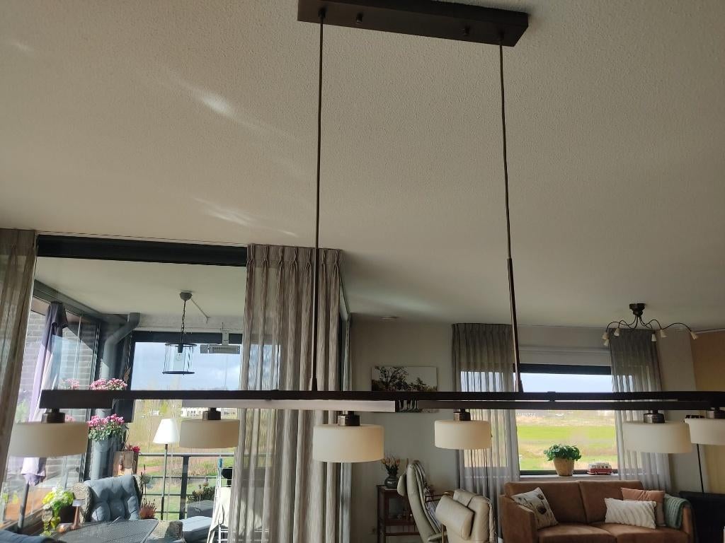 Kamerlamp, Ophalen, Gebruikt, Metaal, 75 cm of meer