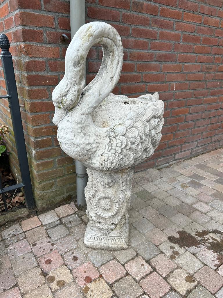 Betonnen plantenbak, Ophalen, Gebruikt, Minder dan 30 cm, Rond