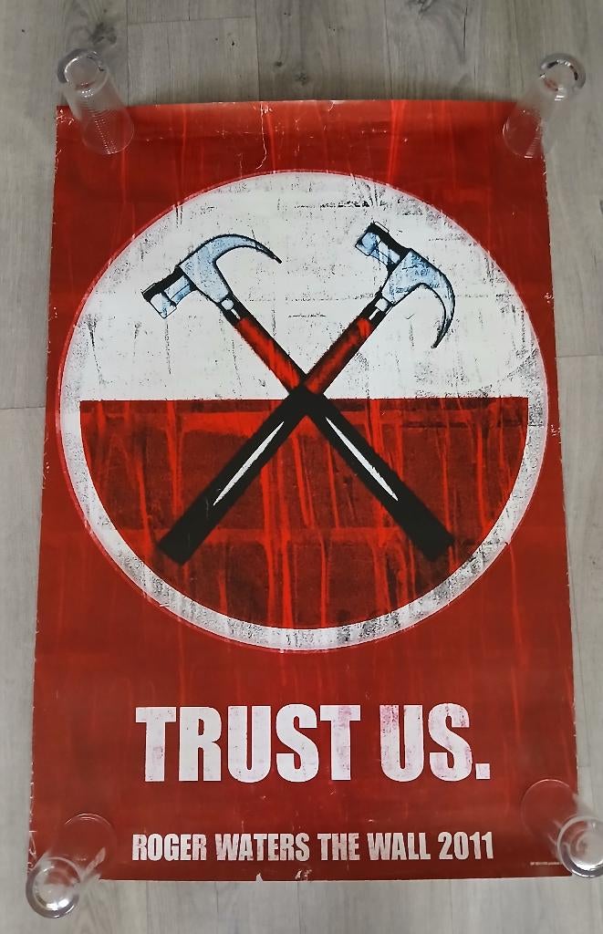 4 Roger Waters posters, Deurposter of groter, Ophalen of Verzenden, Muziek, Rechthoekig Staand