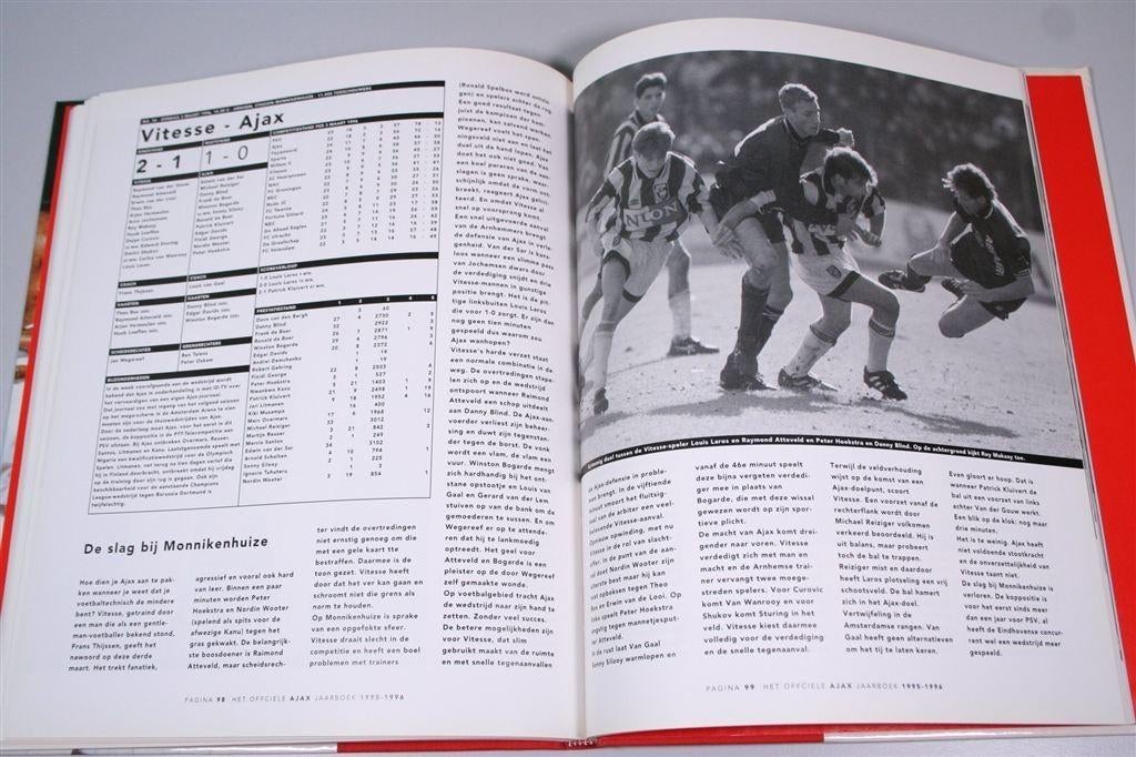 Het officiele Ajax jaarboek 1995-1996, Boeken, Ophalen of Verzenden, Zo goed als nieuw, Watersport en Hengelsport