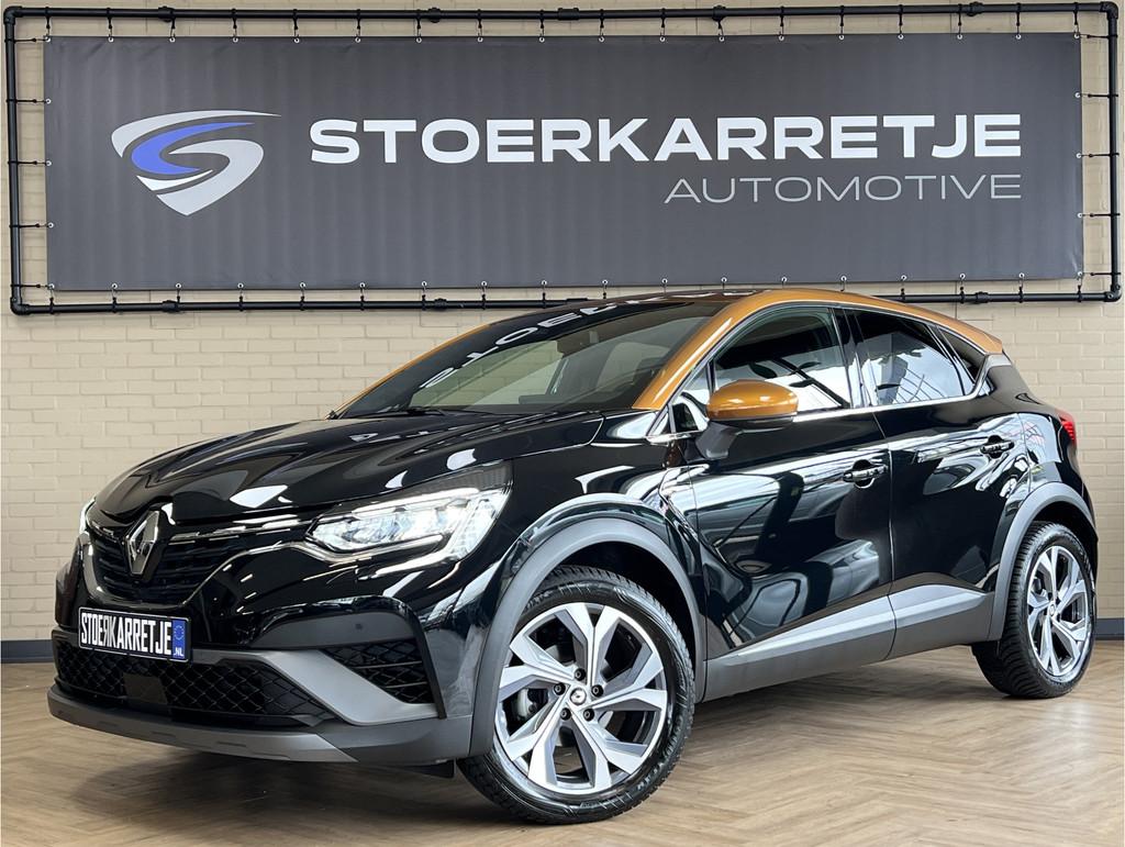 Renault Captur 1.3 TCe 140 R.S. Line | Groot Navi | Stoel, S, Gebruikt, Zwart, 4 cilinders, Leder en Stof