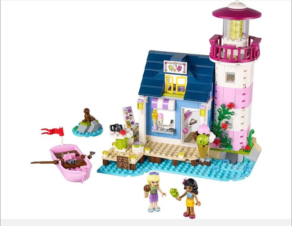 Lego Friends Heartlake City 41094 Vuurtoren met IJssalon, Kinderen en Baby's, Speelgoed | Duplo en Lego, Zo goed als nieuw, Ophalen of Verzenden