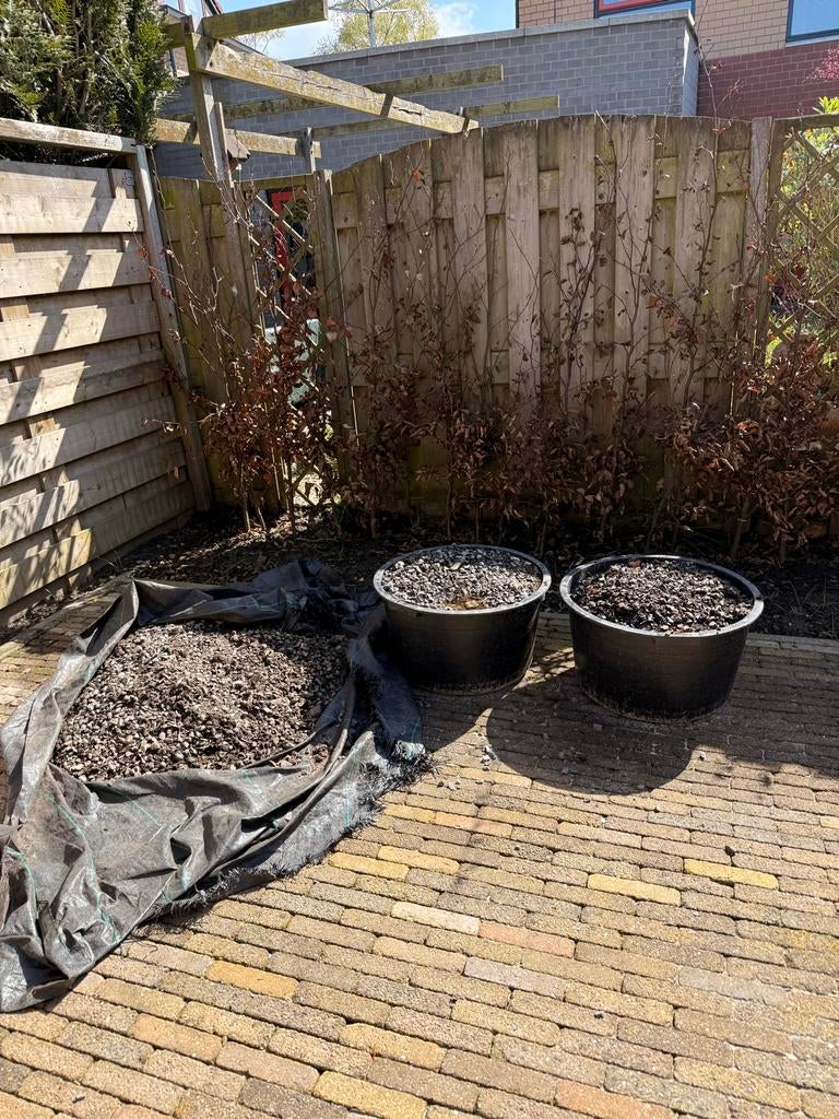 Antraciet grind met speciekuip, Ophalen, Gebruikt, Antraciet, Grind