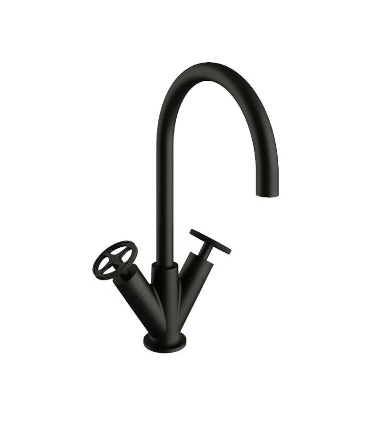 VT WONEN FLAME WASTAFELKRAAN MAT ZWART (Charcoal), Niet ingevuld, Niet ingevuld, Nieuw, Ophalen of Verzenden