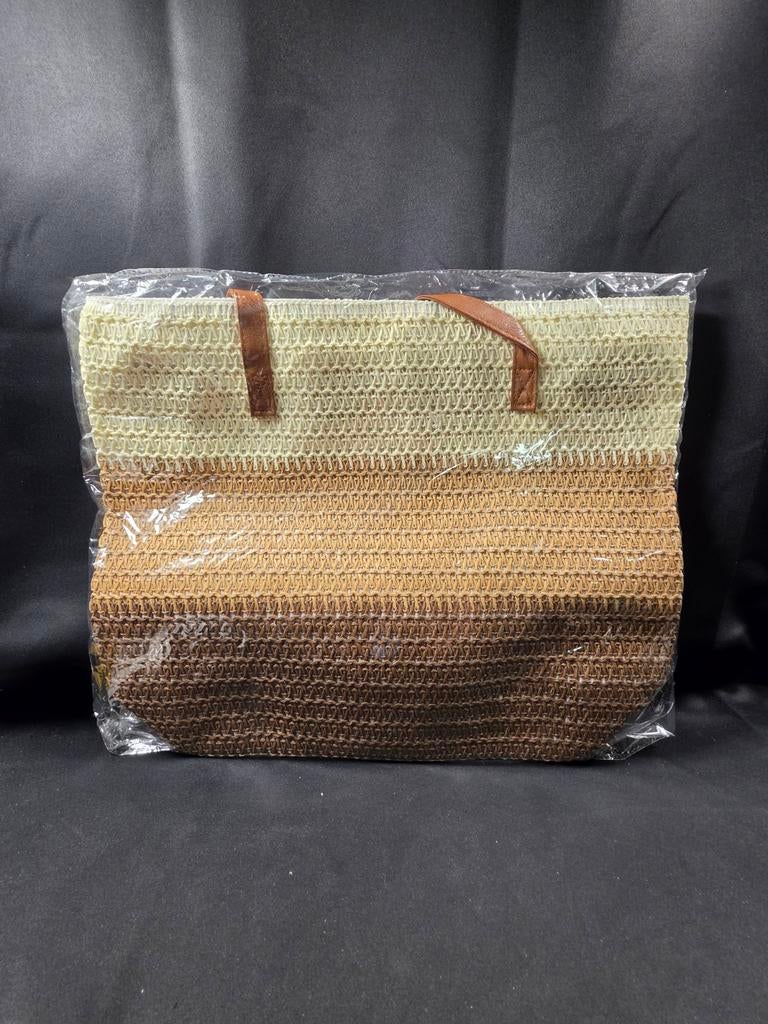 Shopper Dames Bruin – Grote Strandtas – Schoudertas, Overige kleuren, ., Nieuw, Ophalen of Verzenden